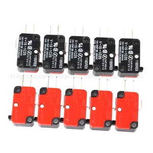 Palanca de rodillo de bisagra larga V-15-1C25 microinterruptor de CA CC 10 un. - Imagen 1 de 4