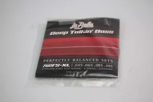 La Bella 760FS Deep Talkin' Bass Flatwound Bass Strings - Extra Long - Picture 1 of 6