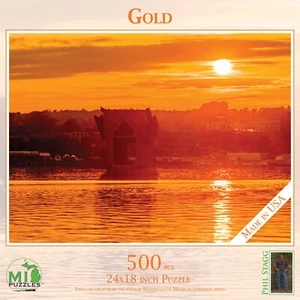 MI Puzzles Gold 500 Piece Jigsaw Puzzle By Phil Stagg - Picture 1 of 1