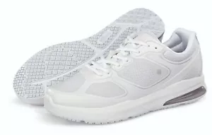 Shoes For Crews Revolution II Damen Arbeitsschuhe Weiß Rutschhemmend - Picture 1 of 4