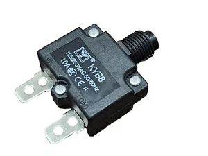 KYB8-10A Interruttore automatico serie KYB8 10A 125 / 250VAC 50/60 Hz 2 pin - Foto 1 di 6