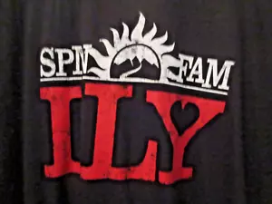 NEW SUPERNATURAL T.V.~"SPN FAMILY" BLACK Dist Rict. 2XL/2TG/2EG 100% CT. T-Shirt - Picture 1 of 5