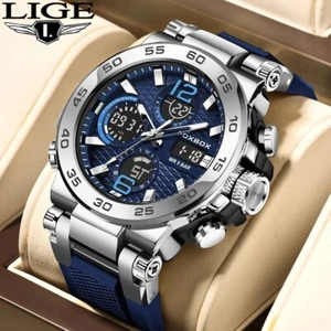 Orologio Tendenza Cronografo Numerico Luxe Quarzo Uomo Datario Sport Conf Class - Foto 1 di 5