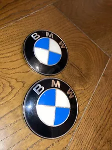 BMW Car Badges X2 Bundle Replacement Used 51.14 Bonnet Boot Official Part - Picture 1 of 9