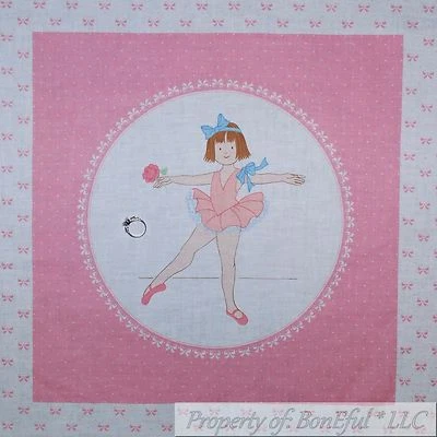 Edredón de algodón BonEful de tela FQ de colección panel de almohada de baile para niñas de ballet flor rosa sin precio base Foto 1 de 4