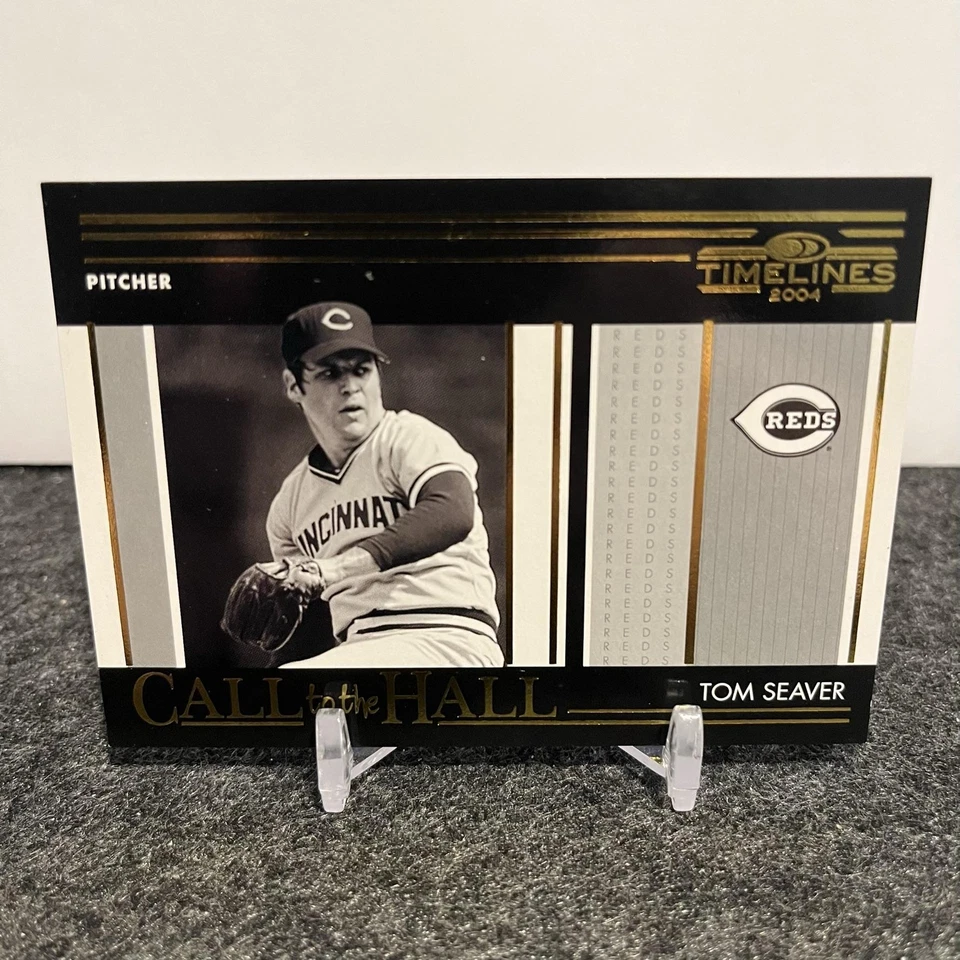 2004 Donruss Timelines Tom Seaver CH-25 Call to the Hall #/250 Cincinnati Reds - Image 1 of 2