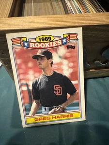 1990 Topps - Jumbo Pack Glossy Rookies Greg Harris #13 - Imagen 1 de 2