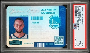 2021 Panini Contenders Stephen Curry License To Dominate GS. Warriors #16 PSA 9 - Picture 1 of 7