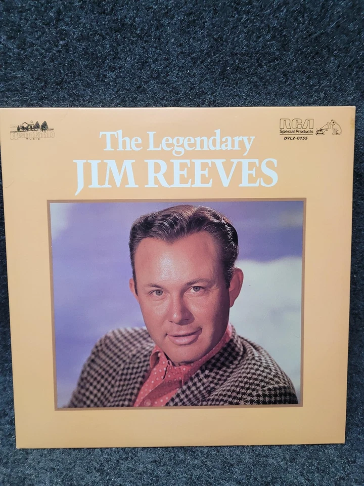 Vintage Jim Reeves Vinyl 2xLP The Legendary RCA Heartland Country 1986 Album - Image 1 of 4
