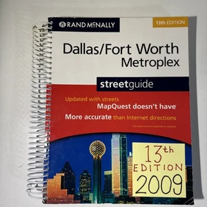 Dallas / Fort Worth Metroplex Street Guide 2009 Rand McNally Atlas Map Texas TX - Picture 1 of 16