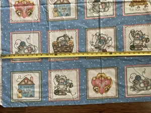 40 Cat Blocks Whimsical Fabric Dianna Marcum Marcus Bros. Hearts Kitty - Picture 1 of 8