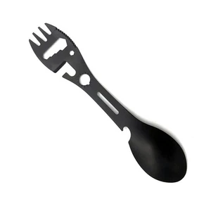 Spoon Fork Spoon Fork Opener Black Fork Spoon 18 Cm X 3.5 Cm Brand New - Picture 1 of 12
