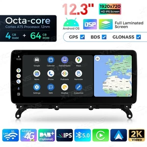 8-Core 4G Android 14 Car Play Stereo GPS Navi WIFI For BMW X3 F25 X4 F26 EVO - Picture 1 of 15