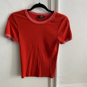   JCrew Vintage Rib Shrunken T-Shirt with Contrast Stitch Gr. Small - Bild 1 von 5