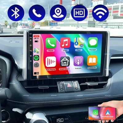 For Toyota RAV4 2018-2020 Android 15 CarPlay Car Radio Stereo BT GPS Navi 4+64GB - Image 1 of 4