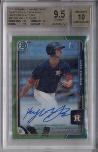 Bowman Chrome Draft Green Refractors 2015 #BCAKT Kyle Tucker radiocontrol automático/99 BGS 9,5 - Imagen 1 de 2
