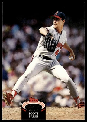 1992 Stadium Club #167 Scott Bailes Angels - Image 1 of 2