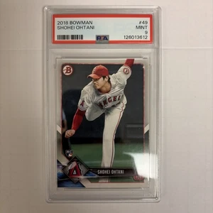 2018 Bowman Shohei Ohtani #49 Rookie Card PSA 9 Mint RC - Picture 1 of 4