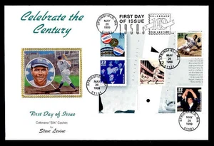 YANKEE-DODGER RIVALRY PRESS SHEET FIRST DAY COVER - WITH BABE RUTH CACHET - Photo 1/2