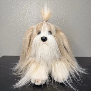 Yorkie Fluffy Realistic Vintage Toys R Us Dog PupAnimal Alley 2000 Plüschtier Stofftier - Bild 1 von 9
