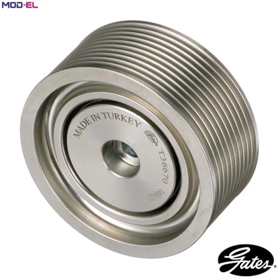 DEFLECTIONGUIDE PULLEY VRIBBED BELT T36670 FOR RENAULT TRUCKS VOLVO FMX/II 6cyl - Image 1 of 4