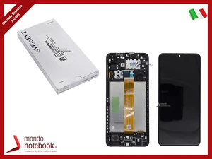 DISPLAY LCD ORIGINALE SAMSUNG GALAXY A12 SM-A125 F N TOUCH SCREEN CON FRAME - Photo 1/4