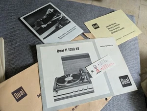 Dual 1010A Bedienungsanleitung Technische Unterlagen - Bild 1 von 3