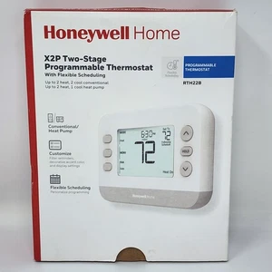Honeywell X2P Two-Stage Programmable Thermostat RTH22B with Scheduling, F - Picture 1 of 18