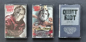 Vintage Quiet Riot Lot Of 3 Cassettes-Metal Health, Cond. Critical,QR III-TESTED - Picture 1 of 12