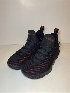 Nike LeBron 16 "Fresh Bred" 2018 Herren Größe 7,5 schwarz/rot Basketball A02588-002 - Bild 1 von 17