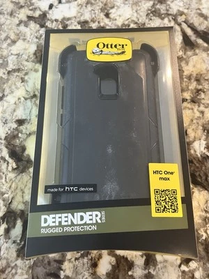 New OtterBox Defender Case W/Belt Holster for HTC One Max Black 77-36849 - Image 1 of 4