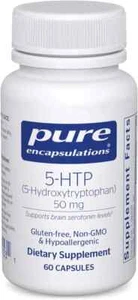 Pure Encapsulations 5-HTP 50 MG 60Capsules - NEW!!! - Picture 1 of 8