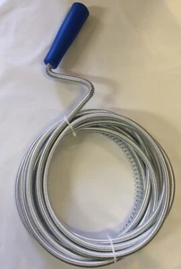 Plumber Spring Drain Snake Pipe Pipeline Sewer Cleaner 5M 9MM Metal Tool Manual - Bild 1 von 6