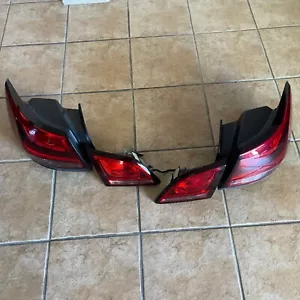 Holden VF Commodore Tail Lights Pair Kit Black Tinted Sedan - SS SSV SV6 Calais - Picture 1 of 11