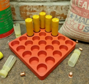 20 Gauge Shot Shell Reloading Tray/Block 25 Shells - Picture 1 of 2