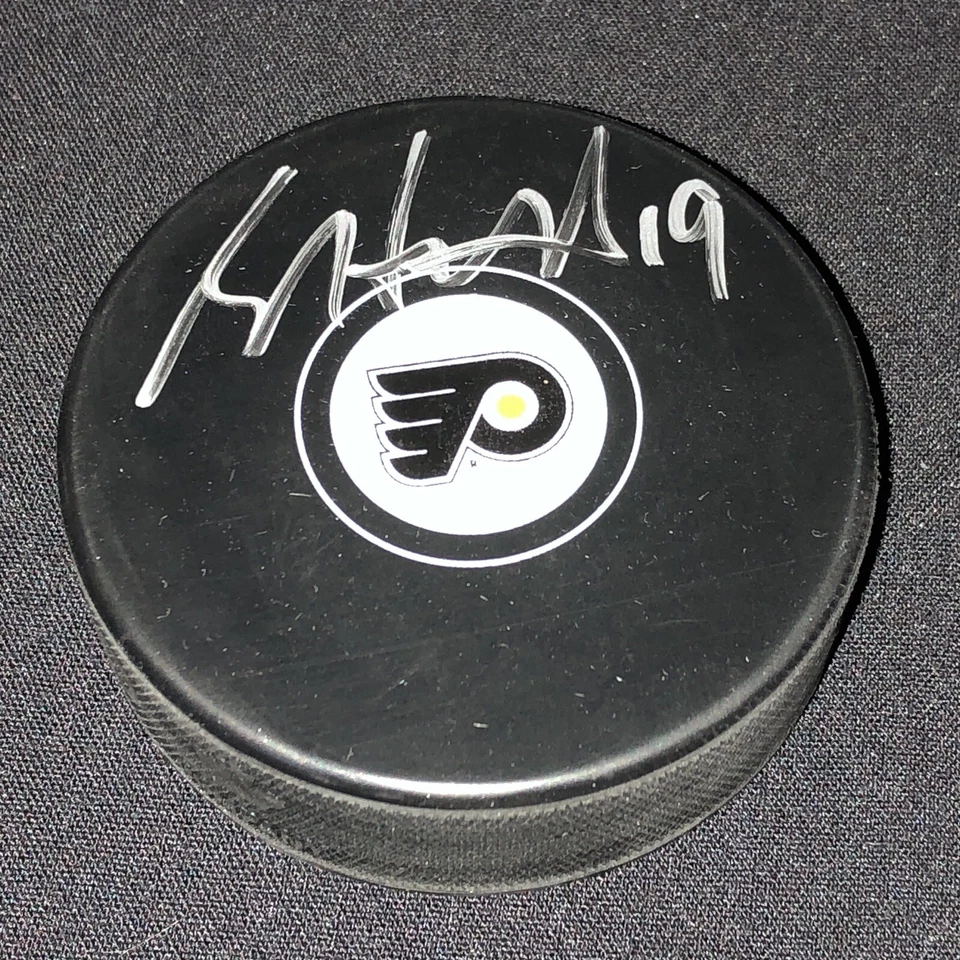 Disco de hockey All Star firmado por Scott Hartnell con logotipo de Philadelphia Flyers NHL Foto 1 de 1