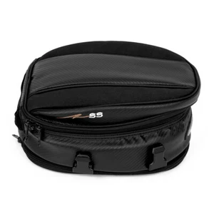 Waterproof Motorcycle Rear Seat Bag Large Black Tail Bag Luggage Saddle Bag - Picture 1 of 9
