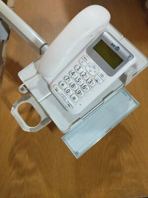 Telephone Fax Phone Stand extendable desk clip on arm office furniture  - Image 1 of 4