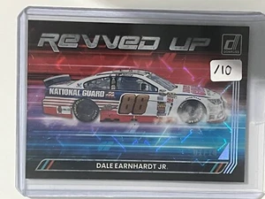 Dale Earnhardt Jr /10 2023 Panini Donruss Racing #RU1 Revved Up NASCAR HOF #1/10 - Picture 1 of 2