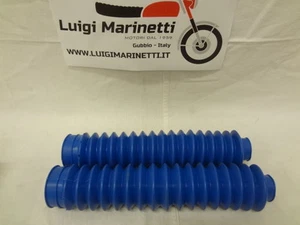 Kit soffietti forcella bellows fork oil moto std blu blue d.35-38mm ARI 7906B - Picture 1 of 1