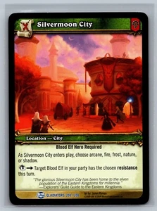 World of Warcraft TCG Silvermoon City #208/208 WOW Blood of Gladiators - Picture 1 of 2