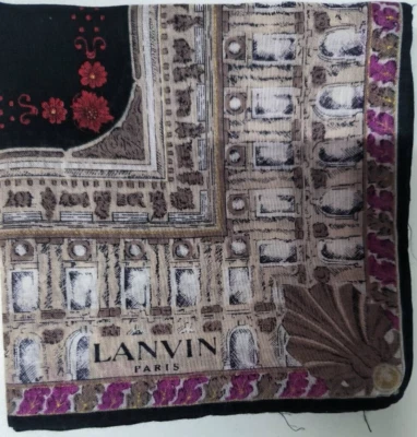 LENÇO CLÁSSICO FLORA ESTAMPADO 18" - Imagem 1 de 2