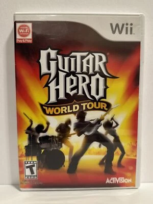 Guitar Hero: World Tour (Nintendo Wii, 2008) Tested Disc Is Perfect No Manual - Image 1 of 4