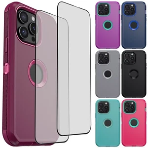 For Apple iPhone 14 Plus 14 Pro/Pro Max Case Shockproof Cover / Screen Protector - Picture 1 of 62