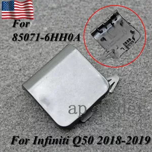 New Rear Bumper Tow Hook Cover Cap For Infiniti Q50 2018-2019 85071-6HH0A US - Picture 1 of 6