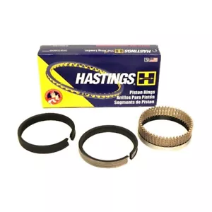 Hastings 2M5521060 SB Chevy 350 383 SBC Plasma Moly Piston Rings .60 Over SBC - Foto 1 di 2