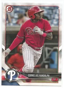 Carta Prospettive Baseball Bowman Cornelius Randolph Philadelphia Phillies 2018 - Foto 1 di 3
