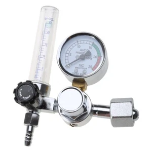 Argon Flow Meter 0-25MPa Pressure Regulator Gauge for Weld Mig Tig Welding - Picture 1 of 8