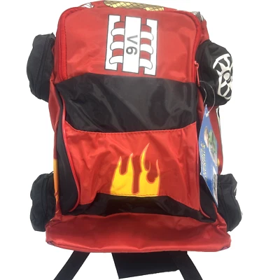 "Mochila Coche Vehículo Niños 14"" Manley Roja Viajes Snacks Actividad Viaje Escolar" Foto 1 de 4