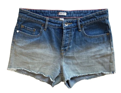 Womens ROXY Size 26 (XS 2) Distressed Light Wash Vintage Beach Surfer - Image 1 of 4